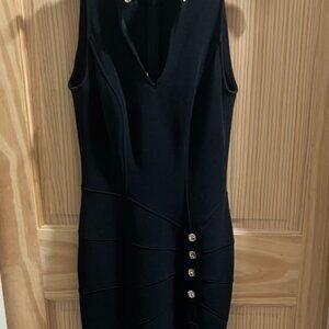 Gorgeous Tadashi Shoji Sleeveless formal gown sheer flowing lower skirt Small